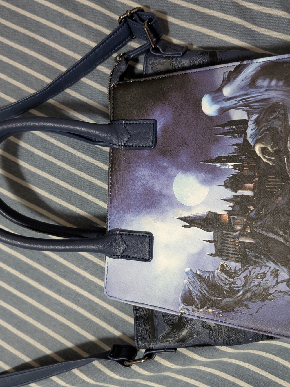 Loungefly Blue Harry Potter Print Crossbody